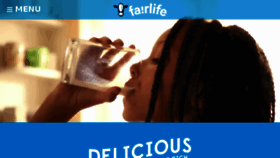 What Fairlife.com website looked like in 2018 (7 years ago)