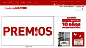 What Fundacionmapfre.org website looked like in 2018 (6 years ago)