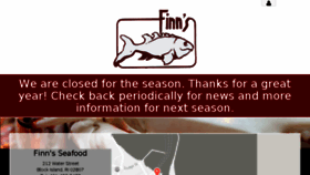 What Finnsseafood.com website looked like in 2018 (6 years ago)