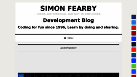 What Fearby.com website looked like in 2018 (6 years ago)