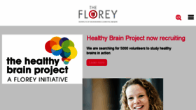 What Florey.edu.au website looked like in 2018 (6 years ago)