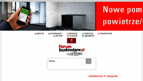 What Forumbudowlane.pl website looked like in 2018 (6 years ago)