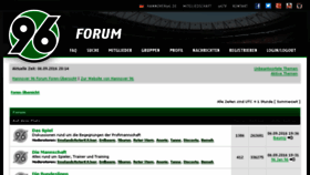What Forum.hannover96.de website looked like in 2018 (6 years ago)