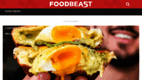 What Foodbeast.com website looked like in 2018 (6 years ago)