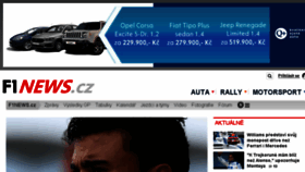 What F1news.autoroad.cz website looked like in 2018 (6 years ago)