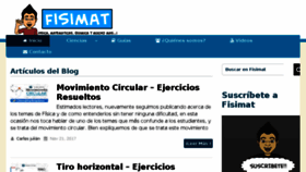What Fisimat.com.mx website looked like in 2018 (6 years ago)