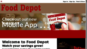 What Fooddepot.com website looked like in 2018 (6 years ago)
