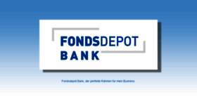 What Fondsdepotbank.de website looked like in 2018 (6 years ago)