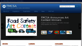 What Fmcsa.dot.gov website looked like in 2018 (6 years ago)