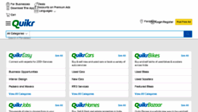 What Faridabad.quikr.com website looked like in 2018 (6 years ago)
