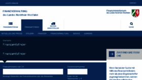 What Finanzamt.nrw.de website looked like in 2018 (6 years ago)