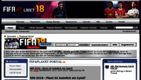 What Fifaplanet.de website looked like in 2018 (6 years ago)