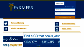 What Farmersbankgroup.com website looked like in 2018 (6 years ago)