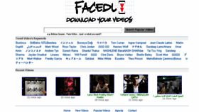 What Facedl.com website looked like in 2018 (6 years ago)