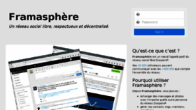 What Framasphere.org website looked like in 2018 (6 years ago)