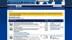 What Forum.directadmin.com website looked like in 2018 (6 years ago)