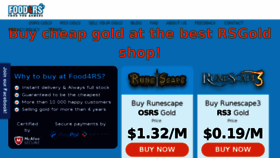 What Food4rs.com website looked like in 2018 (6 years ago)