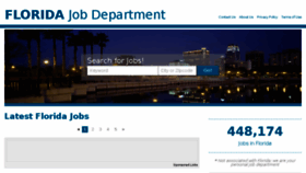 What Floridajobdepartment.com website looked like in 2018 (6 years ago)