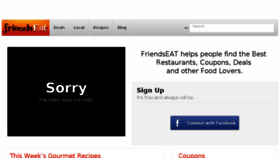 What Friendseat.com website looked like in 2018 (6 years ago)