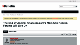 What Finalgear.com website looked like in 2018 (6 years ago)