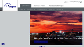 What Fraport.de website looked like in 2018 (6 years ago)