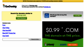 What Fyrecay.com website looked like in 2018 (6 years ago)