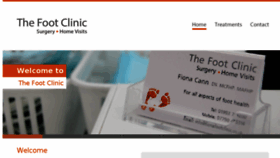 What Fionafootclinic.co.uk website looked like in 2018 (6 years ago)