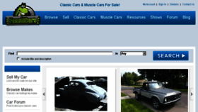 What Fossilcars.com website looked like in 2018 (6 years ago)
