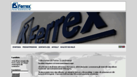 What Ferrex.se website looked like in 2018 (6 years ago)