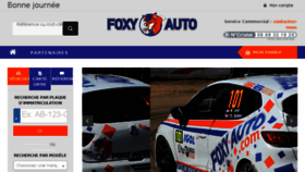 What Foxy-auto.com website looked like in 2018 (6 years ago)