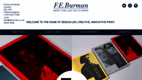 What Feburman.co.uk website looked like in 2018 (6 years ago)