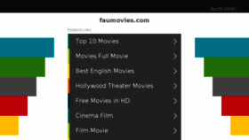 What Faumovies.com website looked like in 2018 (6 years ago)