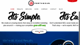 What Forthgear.com website looked like in 2018 (6 years ago)
