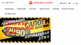 What Francesco.ru website looked like in 2018 (6 years ago)
