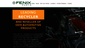 What Fenixparts.com website looked like in 2018 (6 years ago)