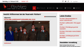 What Feuerwehr-poechlarn.at website looked like in 2018 (6 years ago)