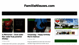 What Familienieuws.com website looked like in 2018 (6 years ago)