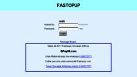 What Fastopup.com website looked like in 2018 (6 years ago)