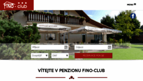 What Fino-club.cz website looked like in 2018 (6 years ago)