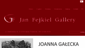 What Fejkielgallery.com website looked like in 2018 (6 years ago)