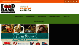 What Foodbankrgv.org website looked like in 2018 (6 years ago)