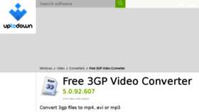 What Free-3gp-video-converter.en.uptodown.com website looked like in 2018 (6 years ago)
