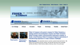 What Fisherco.com website looked like in 2018 (6 years ago)