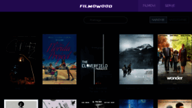 What Filmowood.com website looked like in 2018 (6 years ago)