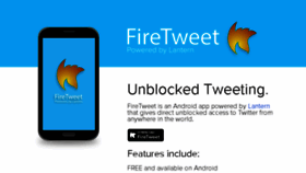What Firetweet.io website looked like in 2018 (6 years ago)