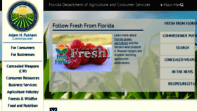 What Freshfromflorida.com website looked like in 2018 (6 years ago)