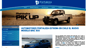 What Fortaleza.cl website looked like in 2018 (6 years ago)