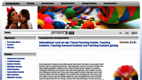 What Fasching-kostuem.com website looked like in 2018 (6 years ago)