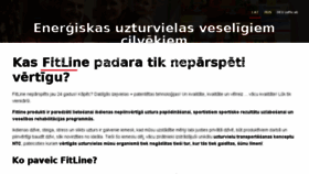 What Fitline-online.lv website looked like in 2018 (6 years ago)