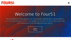 What Four51.com website looked like in 2018 (6 years ago)